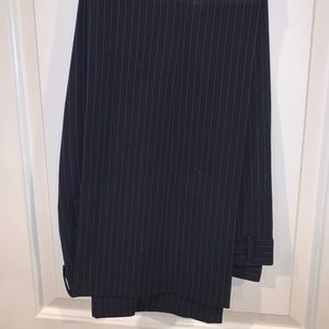 J.Crew City Fit stretch trouser blue pinstripe
